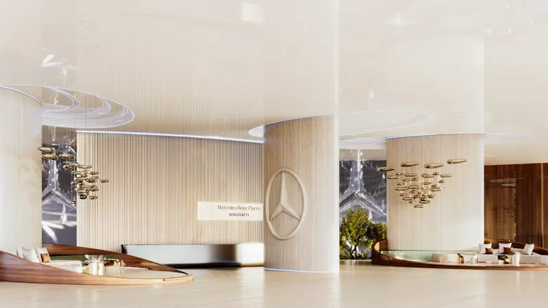 Mercedes Benz Places by Binghatti at Downtown